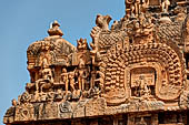 The great Chola temples of Tamil Nadu - The Brihadishwara Temple of Thanjavur. The second (inner) entrance gopura. 